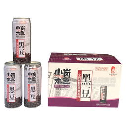 小崗本色黑豆谷物飲品500mlx12罐 健康飲品新選擇，與化肥銷售無關